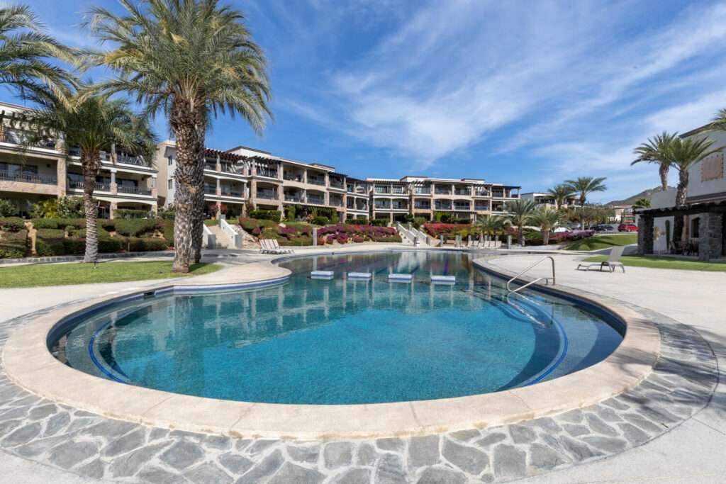 Los Cabos Cabo Costa Welcome to Cabo Costa, one of Cabo San Lucas' newest residential communities, where modern architecture meets the natural beauty of Baja. This beautifully appointed ground-floor residence features two spacious en-suite bedrooms, a private terrace, and a dipping pool. Finished in warm, neutral tones, the home offers a timeless design that is both elegant and inviting. Residents enjoy resort-style amenities including a clubhouse, infinity pool, fitness center, sundeck, and business space. Contact me today for more information or to schedule a private tour. – Camino del Parque, Cabo San Lucas, BS