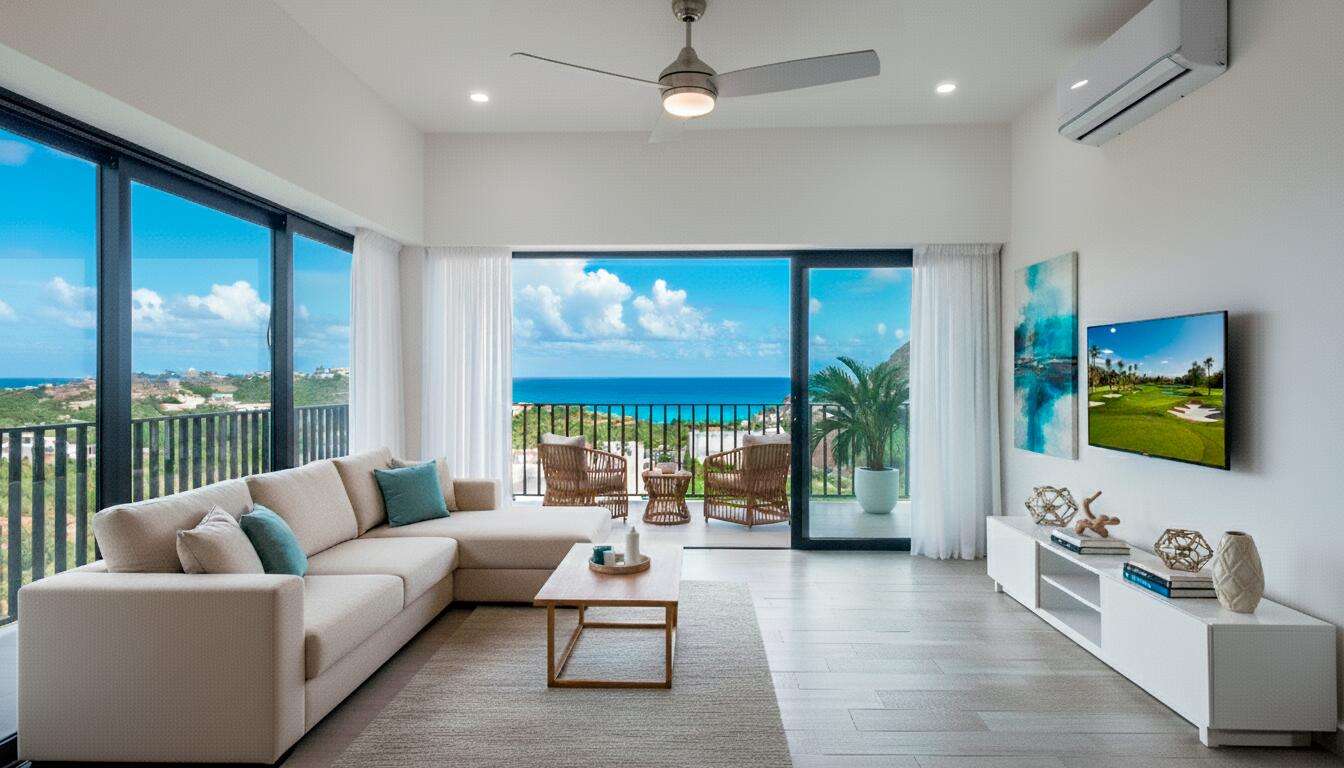 Los Cabos Cabo Costa Welcome to Cabo Costa, one of Cabo San Lucas' newest residential communities, where modern architecture meets the natural beauty of Baja. This beautifully appointed ground-floor residence features two spacious en-suite bedrooms, a private terrace, and a dipping pool. Finished in warm, neutral tones, the home offers a timeless design that is both elegant and inviting. Residents enjoy resort-style amenities including a clubhouse, infinity pool, fitness center, sundeck, and business space. Contact me today for more information or to schedule a private tour. – location location location, Cabo Corridor, BS