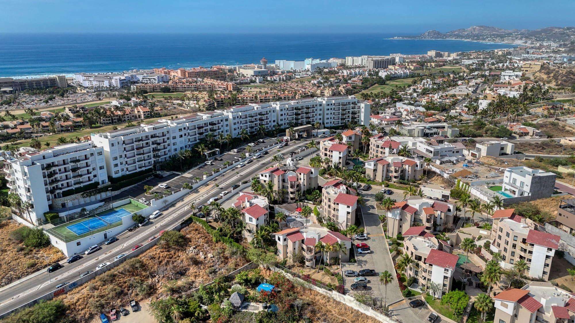 Los Cabos Hacienda Los Cabos Hacienda Los Cabos G6 is a refreshed 2-bedroom, 2-bathroom condo located on the third floor of this well-established community. Recently painted with polished floors, the residence offers a clean, move-in-ready space with for sale